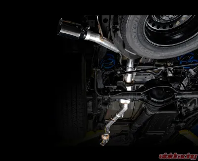 AWE Tuning Tread Edition Cat Back Single-Side Exhaust | 3" Diameter | 5" Dual Diamond Black Tip Jeep Gladiator 2020-2024 - 3015-23103