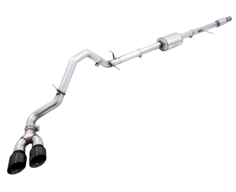 AWE Tuning 0FG Dual Side Exit Cat Back Exhaust | 3" Diameter | 4.5" Dual Diamond Black Tips - 3015-23208