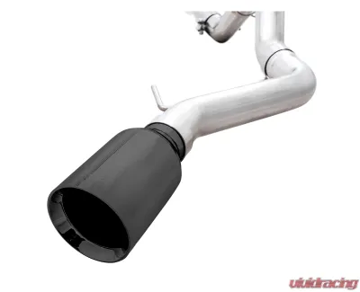 AWE Tuning 0FG Cat Back Exhaust | 3" Diameter | 5" Diamond Black Single Tip Ford Bronco 2021-2025 - 3015-23789