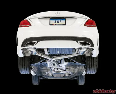 AWE Tuning Touring Edition Exhaust | 2.5" Diameter | OE Tips Mercedes-Benz C400 4Matic 2015-2015 - 3015-31012