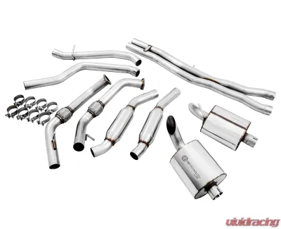 AWE Tuning Touring Edition Exhaust | Resonated | 2.5" Diameter | No Tips (Turn Downs) Audi SQ5|SQ5 Sportback 2018-2024 - 3015-31016