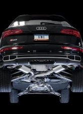 AWE Tuning Touring Edition Exhaust | Resonated | 2.5" Diameter | No Tips (Turn Downs) Audi SQ5|SQ5 Sportback 2018-2024                                     - 3015-31016 - Image 4