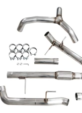 AWE Tuning 0FG Cat Back Split Rear Exit Exhaust | 3" Diameter | OE Tips Chevrolet Silverado 1500 2019-2024|GMC Sierra 1500 Limited 2022-2022                                     - 3015-31200 - Image 6