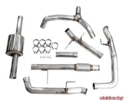 AWE Tuning 0FG Cat Back Split Rear Exit Exhaust | 3" Diameter | OE Tips Chevrolet Silverado 1500 2019-2024|GMC Sierra 1500 Limited 2022-2022 - 3015-31200