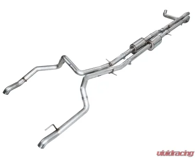 AWE Tuning 0FG Cat Back Split Rear Exit Exhaust | 3" Diameter | OE Tips Chevrolet Silverado 1500 2019-2024|Chevrolet Silverado 1500 2020-2021 - 3015-31202