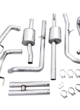 AWE Tuning 0FG Cat Back Exhaust | 3" Diameter | Dual Bashguard | No Tips Chevrolet Silverado 1500 2022-2025|GMC Sierra 1500 2022-2025                                     - 3015-31972 - Image 8