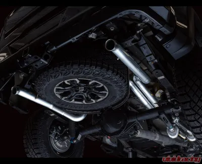 AWE Tuning 0FG Cat Back Exhaust | 3" Diameter | Dual Bashguard | No Tips Chevrolet Silverado 1500 2022-2025|GMC Sierra 1500 2022-2025 - 3015-31972