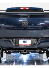 AWE Tuning 0FG Dual Rear Exit Cat Back | 3" Diameter | 5" Dual Chrome Silver Tips Ram 1500 2011-2018                                     - 3015-32002 - Image 4