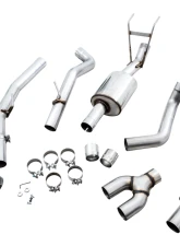 AWE Tuning 0FG Dual Rear Exit Cat Back | 3" Diameter | 5" Dual Chrome Silver Tips Ram 1500 2011-2018                                     - 3015-32002 - Image 8