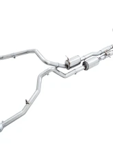 AWE Tuning 0FG Cat Back Exhaust | 3" Diameter | 5" Dual Chrome Silver Tips Ram 1500 2021-2024                                     - 3015-32004 - Image 16