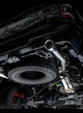 AWE Tuning 0FG Cat Back Exhaust | 3" Diameter | 5" Dual Chrome Silver Tips Ram 1500 2021-2024                                     - 3015-32004 - Image 7