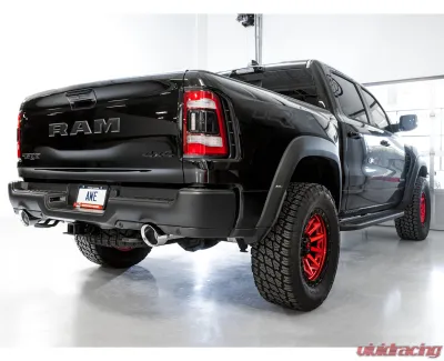 AWE Tuning 0FG Cat Back Exhaust | 3" Diameter | 5" Dual Chrome Silver Tips Ram 1500 2021-2024 - 3015-32004