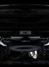 AWE Tuning 0FG Cat Back Exhaust | 3" Diameter | 5" Dual Chrome Silver Tips Ram 1500 2021-2024                                     - 3015-32004 - Image 11