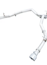 AWE Tuning 0FG Dual Rear Exit Cat Back | 3" Diameter | 5" Dual Chrome Silver Tips Ram 1500 2019-2024                                     - 3015-32005 - Image 11