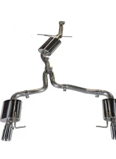 AWE Tuning Touring Edition Exhaust | 2.5" Diameter | 3.54" Dual Chrome Silver Tips Audi A5 Quattro 2010-2015                                     - 3015-32022 - Image 3