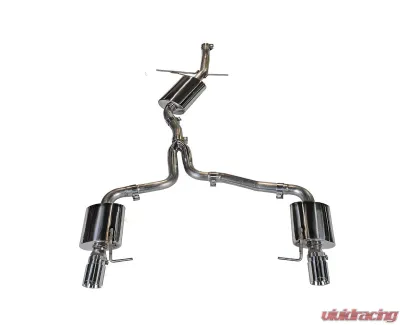 AWE Tuning Touring Edition Exhaust | 2.5" Diameter | 3.54" Dual Chrome Silver Tips Audi A5 Quattro 2010-2015 - 3015-32022