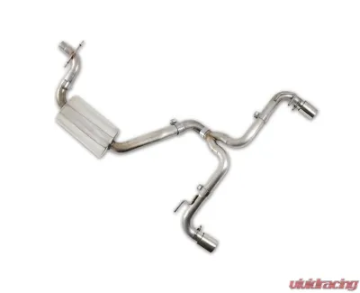 AWE Tuning Performance Cat Back Exhaust | 2.5" Diameter | 4" Dual Chrome Silver Round Tips Volkswagen GTI 2010-2013 - 3015-32036