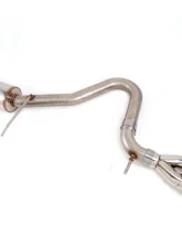 AWE Tuning Performance Exhaust | 2.5" Diameter | 2.5" Dual Chrome Silver Tips Volkswagen GTI 2006-2009                                     - 3015-32038 - Image 3