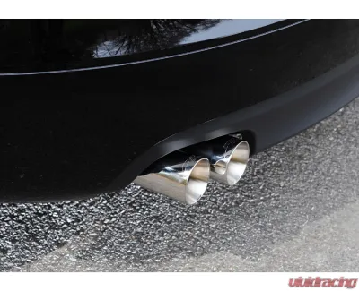 AWE Tuning Performance Exhaust | 2.5" Diameter | 2.5" Dual Chrome Silver Tips Volkswagen GTI 2006-2009 - 3015-32038