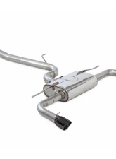 AWE Tuning Touring Edition Exhaust | 3" Diameter | 3.5" Dual Diamond Black Tips Audi A3 Quattro 2015-2020                                     - 3015-32058 - Image 3