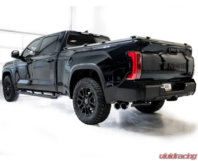 AWE Tuning 0FG Exhaust Dual Chrome Silver Tips Toyota Tundra 2022-2025 - 3015-32063