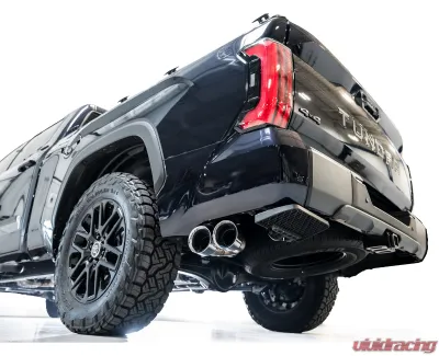 AWE Tuning 0FG Exhaust Dual Chrome Silver Tips Toyota Tundra 2022-2025 - 3015-32063