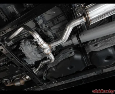 AWE Tuning 0FG Exhaust Dual Chrome Silver Tips Toyota Tundra 2022-2025 - 3015-32063