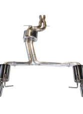AWE Tuning Touring Edition Exhaust | 2.5" Diameter | 4" Dual Outlet Chrome Silver Tips Audi A7 Quattro 2012-2014                                     - 3015-32070 - Image 8