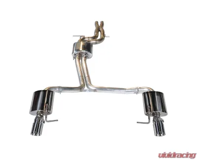 AWE Tuning Touring Edition Exhaust | 2.5" Diameter | 4" Dual Outlet Chrome Silver Tips Audi A7 Quattro 2012-2014 - 3015-32070