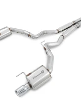 AWE Tuning Touring Edition Cat Back Exhaust | 3" Diameter | 3.54" Dual  Chrome Silver Tips Ford Mustang GT 2015-2017                                     - 3015-32084 - Image 3