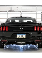 AWE Tuning Touring Edition Cat Back Exhaust | 3" Diameter | 3.54" Dual  Chrome Silver Tips Ford Mustang GT 2015-2017                                     - 3015-32084 - Image 2