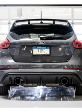 AWE Tuning Touring Edition Cat Back Exhaust | Non-Resonated | 3" Diameter | 4.5" Dual Chrome Silver Tips Ford Focus RS 2016-2018                                     - 3015-32088 - Image 3