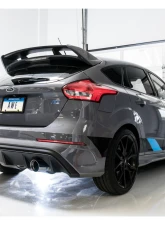 AWE Tuning Touring Edition Cat Back Exhaust | Non-Resonated | 3" Diameter | 4.5" Dual Chrome Silver Tips Ford Focus RS 2016-2018                                     - 3015-32088 - Image 4