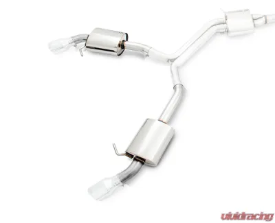 AWE Tuning Touring Edition Exhaust | 3" Diameter | 4" Dual Chrome Silver Tips (includes DP) Audi A5 Quattro 2018-2019 - 3015-32090