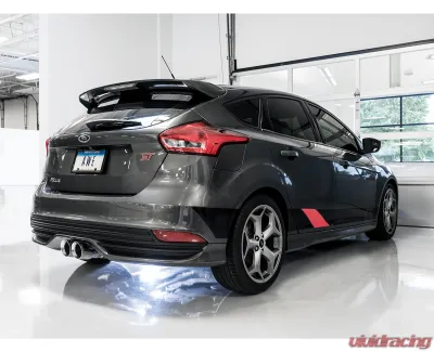 AWE Tuning Touring Edition Cat Back Exhaust | Non-Resonated | 3" Diameter | 4" Dual Chrome Silver Tips Ford Focus ST 2013-2018 - 3015-32092