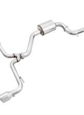 AWE Tuning Touring Edition Exhaust | 3" Diameter | 4" Dual Chrome Silver Tips Volkswagen GTI 2018-2021                                     - 3015-32096 - Image 3