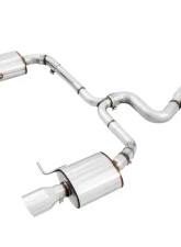 AWE Tuning Touring Edition Exhaust | 3" Diameter | 4" Dual Chrome Silver Tips Volkswagen Golf SportWagen 2017-2017|Volkswagen Golf Alltrack 2017-2019                                     - 3015-32098 - Image 6