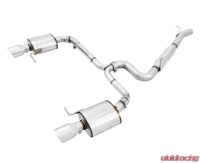 AWE Tuning Touring Edition Exhaust | 3" Diameter | 4" Dual Chrome Silver Tips Volkswagen Golf SportWagen 2017-2017|Volkswagen Golf Alltrack 2017-2019 - 3015-32098