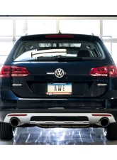 AWE Tuning Touring Edition Exhaust | 3" Diameter | 4" Dual Chrome Silver Tips Volkswagen Golf SportWagen 2017-2017|Volkswagen Golf Alltrack 2017-2019                                     - 3015-32098 - Image 2