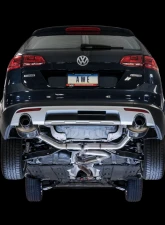 AWE Tuning Touring Edition Exhaust | 3" Diameter | 4" Dual Chrome Silver Tips Volkswagen Golf SportWagen 2017-2017|Volkswagen Golf Alltrack 2017-2019                                     - 3015-32098 - Image 5