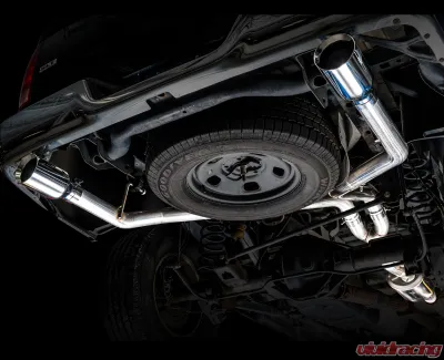 AWE Tuning 0FG Dual Rear Exit Cat Back | 3" Diameter | 5" Dual Chrome Silver Tips Ram 1500 2011-2018 - 3015-32101
