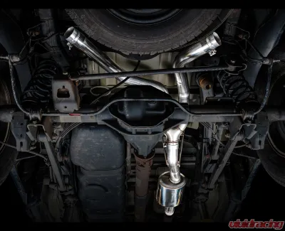 AWE Tuning 0FG Dual Rear Exit Cat Back | 3" Diameter | 5" Dual Chrome Silver Tips Ram 1500 2011-2018 - 3015-32101