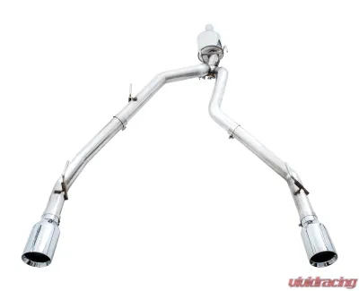 AWE Tuning 0FG Dual Rear Exit Cat Back | 3" Diameter | 5" Dual Chrome Silver Tips Ram 1500 2011-2018 - 3015-32101