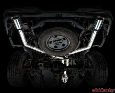 AWE Tuning 0FG Dual Rear Exit Cat Back | 3" Diameter | 5" Dual Chrome Silver Tips Ram 1500 2011-2018 - 3015-32101