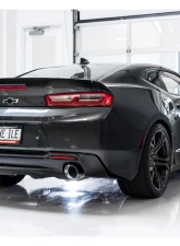 AWE Tuning Touring Edition Axle-Back Exhaust for 2016-2024 Chevrolet Camaro SS, 3" Diameter, Chrome Tips                                     - 3015-32103 - Image 2