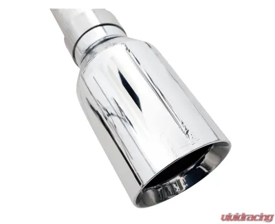 AWE Tuning 0FG Dual Split Rear Exhaust | 3" Diameter | 5" Dual Chrome Silver Tips Ford F-150 2021-2025 - 3015-32105