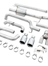AWE Tuning 0FG Dual Split Rear Exhaust | 3" Diameter | 5" Dual Chrome Silver Tips Ford F-150 2021-2025                                     - 3015-32105 - Image 7