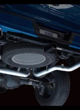 AWE Tuning 0FG Dual Split Rear Exhaust | 3" Diameter | 5" Dual Chrome Silver Tips Ford F-150 2021-2025                                     - 3015-32105 - Image 9
