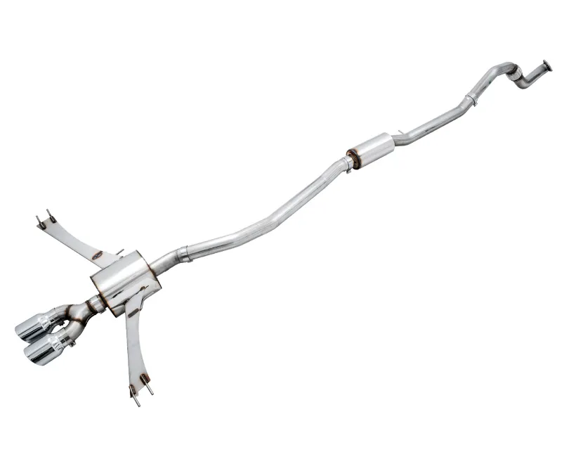 AWE Tuning Touring Edition Exhaust | 3" Diameter | 4.5" Dual Chrome Silver Tips - 3015-32108