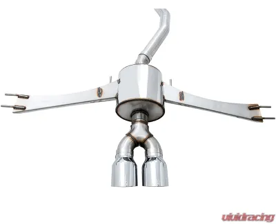 AWE Tuning Touring Edition Exhaust | 3" Diameter | 4.5" Dual Chrome Silver Tips Honda Civic Si 2017-2020 - 3015-32108